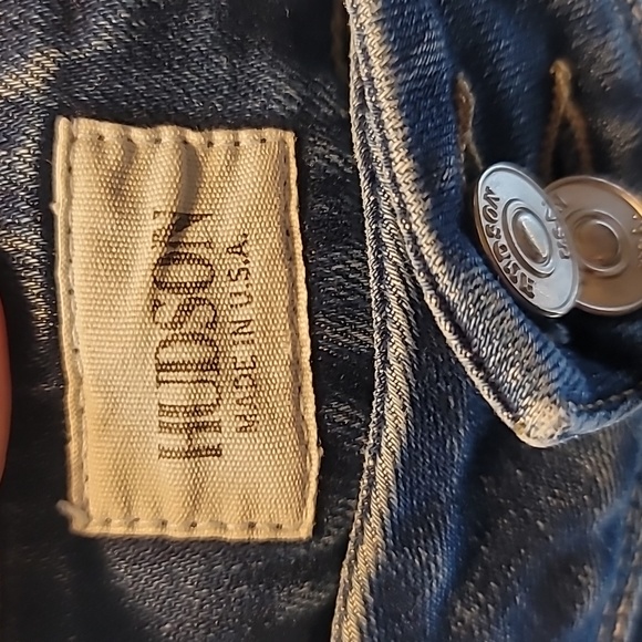 Husdon size 27 Collin Skinny mod rise flap pocket womens jeans made in the USA - Picture 9 of 10